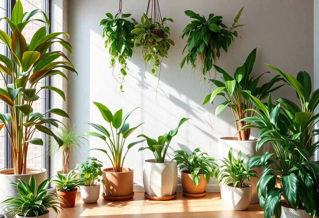 Beneficios ambientales de las plantas de interior.