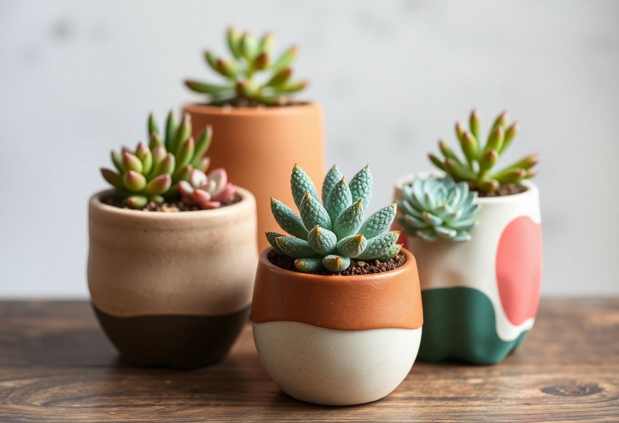 Macetas creativas para suculentas
