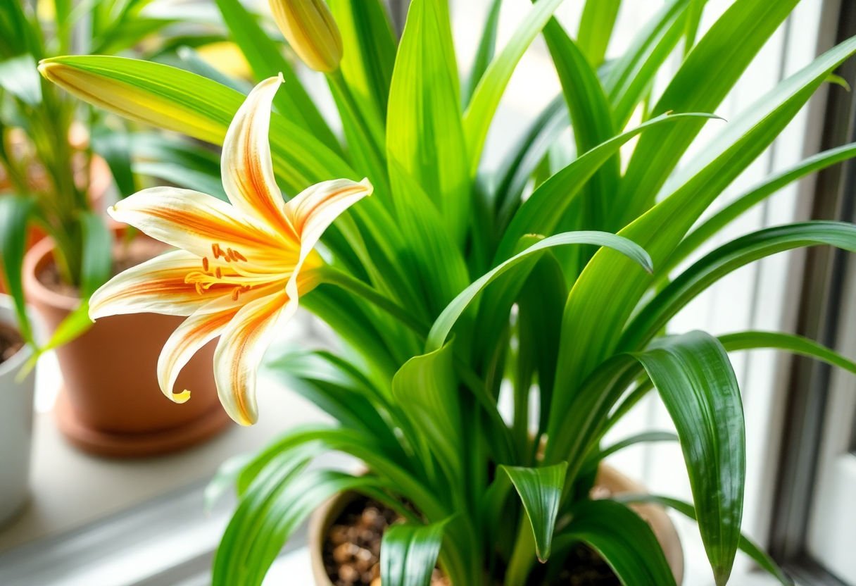 Lilium en maceta interior