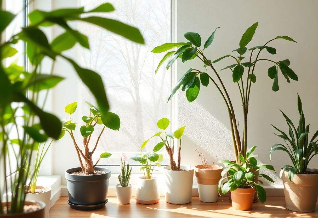 Cuidados de plantas en interior con luz natural