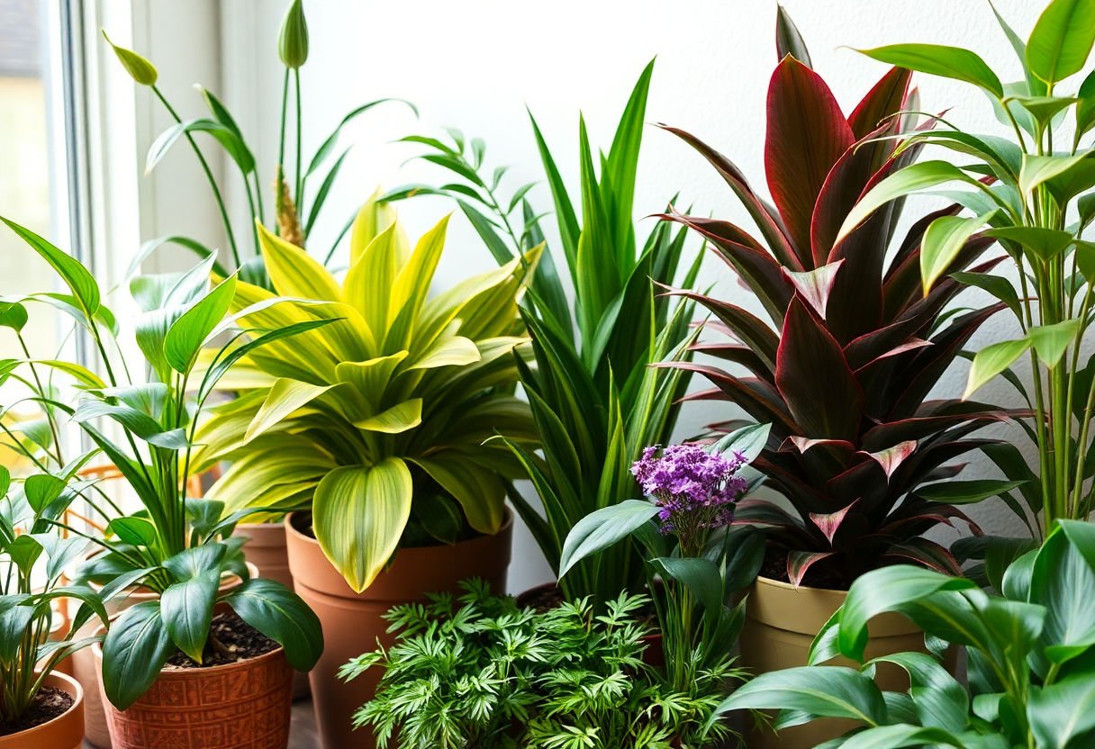 Diferentes tipos de plantas de interior