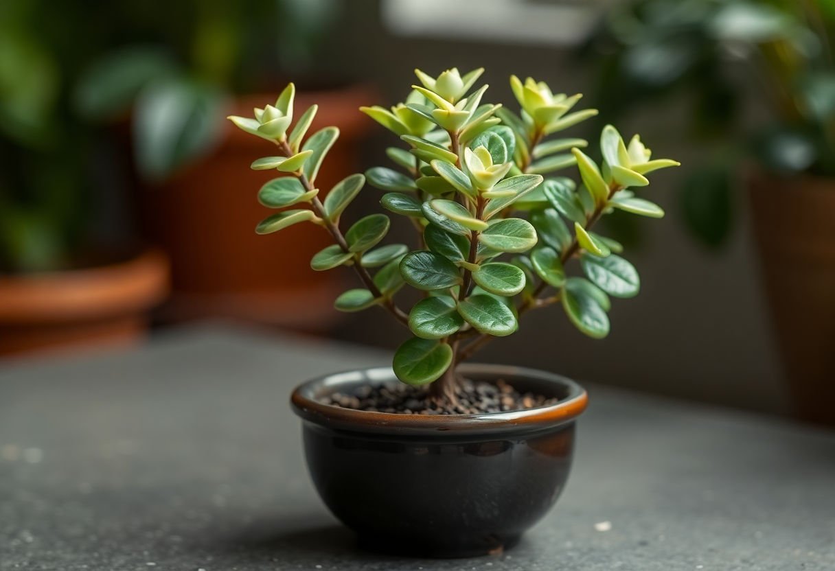 Planta de Jade en maceta