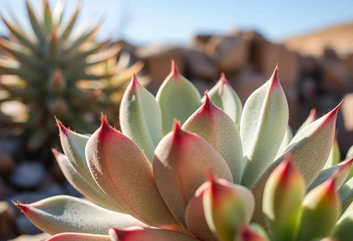 Echeveria al sol