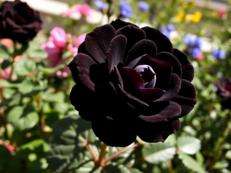 El secreto detrás de las suculentas rosa negra